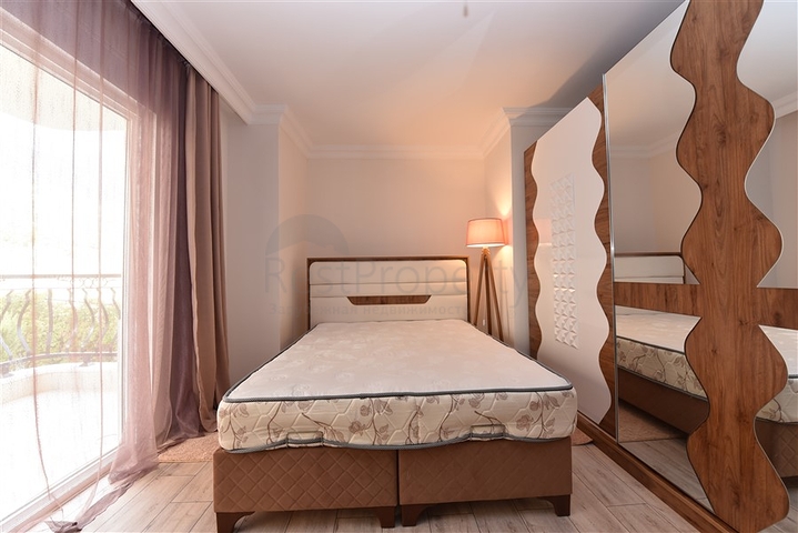 شقة غرفتين وصالة - مفروشة - ضمن مجمع سكني بين احضان الطبيعة - مهموتلار /الانيا 