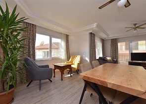 شقة غرفتين وصالة - مفروشة - ضمن مجمع سكني بين احضان الطبيعة - مهموتلار /الانيا 