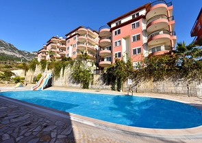 شقة غرفتين وصالة - مفروشة - ضمن مجمع سكني بين احضان الطبيعة - مهموتلار /الانيا 