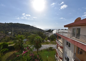 شقة غرفتين وصالة - مفروشة - ضمن مجمع سكني بين احضان الطبيعة - مهموتلار /الانيا 