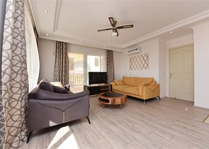 شقة غرفتين وصالة - مفروشة - ضمن مجمع سكني بين احضان الطبيعة - مهموتلار /الانيا 