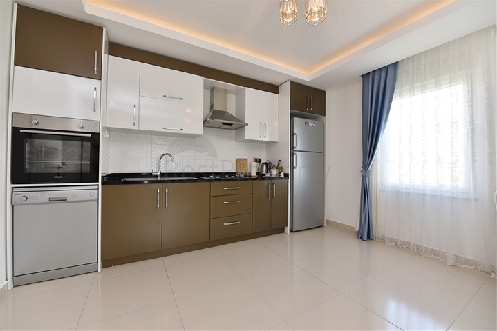 طابق مرتفع - شقة مفروشة - غرفة وصالة - مجمع مميز بخدمات  5 نجوم- مهموتلار / الانيا 