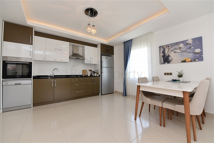 طابق مرتفع - شقة مفروشة - غرفة وصالة - مجمع مميز بخدمات  5 نجوم- مهموتلار / الانيا 