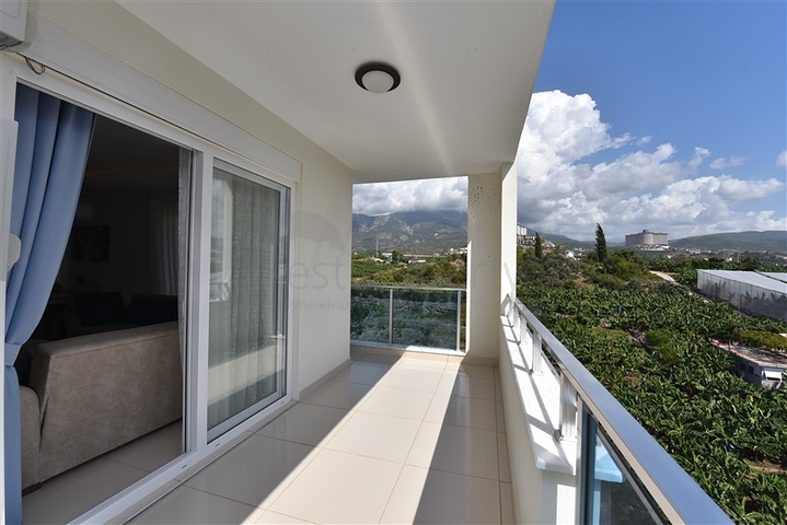 طابق مرتفع - شقة مفروشة - غرفة وصالة - مجمع مميز بخدمات  5 نجوم- مهموتلار / الانيا 