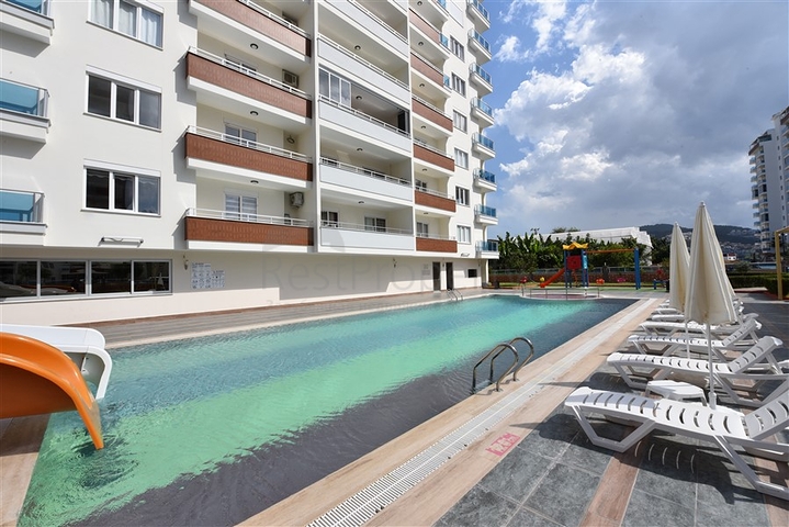 طابق مرتفع - شقة مفروشة - غرفة وصالة - مجمع مميز بخدمات  5 نجوم- مهموتلار / الانيا 