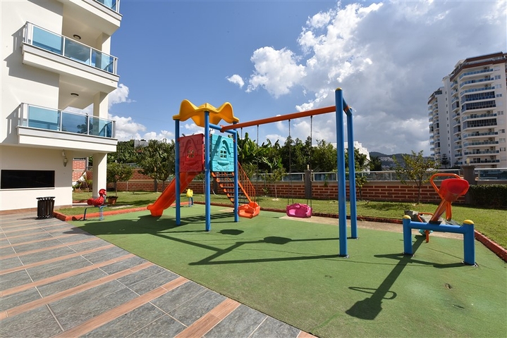 طابق مرتفع - شقة مفروشة - غرفة وصالة - مجمع مميز بخدمات  5 نجوم- مهموتلار / الانيا 