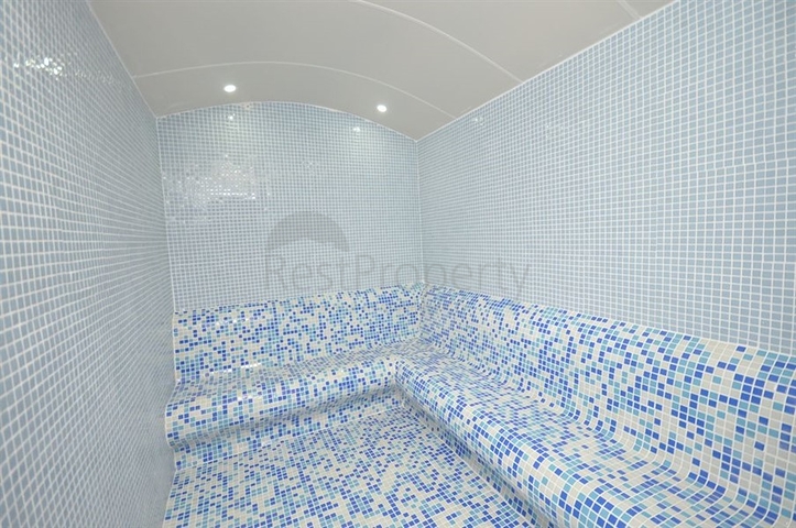 طابق مرتفع - شقة مفروشة - غرفة وصالة - مجمع مميز بخدمات  5 نجوم- مهموتلار / الانيا 