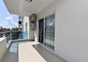 طابق مرتفع - شقة مفروشة - غرفة وصالة - مجمع مميز بخدمات  5 نجوم- مهموتلار / الانيا 