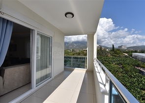 طابق مرتفع - شقة مفروشة - غرفة وصالة - مجمع مميز بخدمات  5 نجوم- مهموتلار / الانيا 