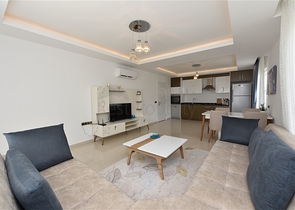 طابق مرتفع - شقة مفروشة - غرفة وصالة - مجمع مميز بخدمات  5 نجوم- مهموتلار / الانيا 