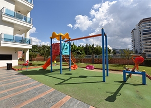 طابق مرتفع - شقة مفروشة - غرفة وصالة - مجمع مميز بخدمات  5 نجوم- مهموتلار / الانيا 