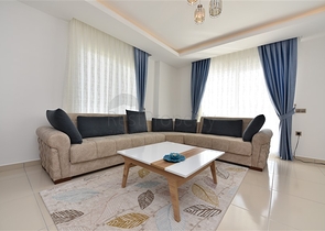 طابق مرتفع - شقة مفروشة - غرفة وصالة - مجمع مميز بخدمات  5 نجوم- مهموتلار / الانيا 