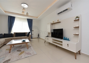 طابق مرتفع - شقة مفروشة - غرفة وصالة - مجمع مميز بخدمات  5 نجوم- مهموتلار / الانيا 