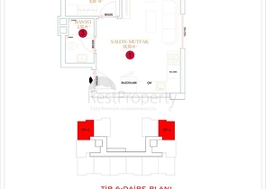 شقق بالتقسيط في الانيا - ضمن مجمع قيد الانشاء - في منطقة اوبا 