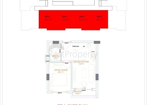 شقق بالتقسيط في الانيا - ضمن مجمع قيد الانشاء - في منطقة اوبا 