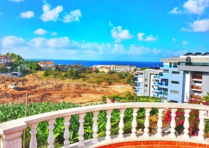 اطلالة بحر - فيلا مستقلة من تصميم 3 غرف وصالة - في كارجي جاك / الانيا 