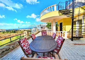 اطلالة بحر - فيلا مستقلة من تصميم 3 غرف وصالة - في كارجي جاك / الانيا 