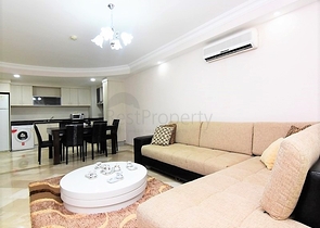 اطلالة على المسبح - شقة 2 غرفة وصالة - ضمن مجمع يضم كافة الخدمات - مهموتلار / الانيا 