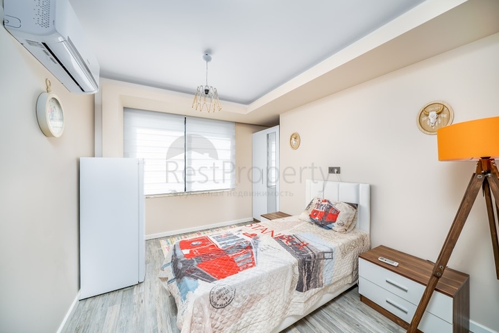 شقة باطلالة بحرية ساحرة - 2 غرفة وصالة - ضمن محمع فاخر - في كارجي جاك / الانيا 