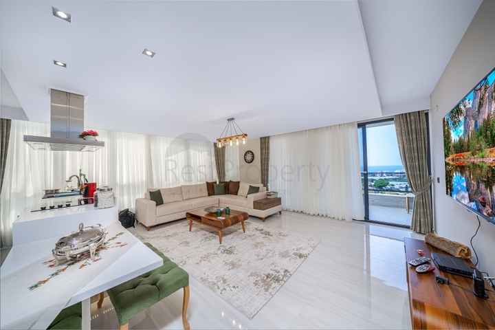 شقة باطلالة بحرية ساحرة - 2 غرفة وصالة - ضمن محمع فاخر - في كارجي جاك / الانيا 