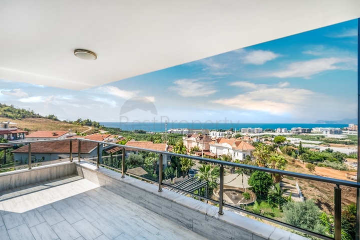 شقة باطلالة بحرية ساحرة - 2 غرفة وصالة - ضمن محمع فاخر - في كارجي جاك / الانيا 