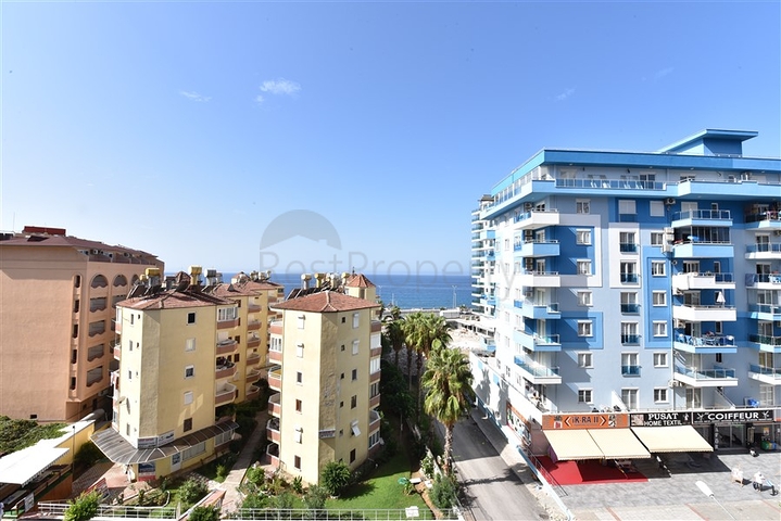 شقة اطلالة بحرية في الانيا -تصميم 2 غرفة وصالة - مفروشة - في منطقة مهوتلار / الانيا 