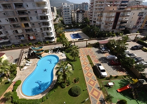 شقة اطلالة بحرية في الانيا -تصميم 2 غرفة وصالة - مفروشة - في منطقة مهوتلار / الانيا 