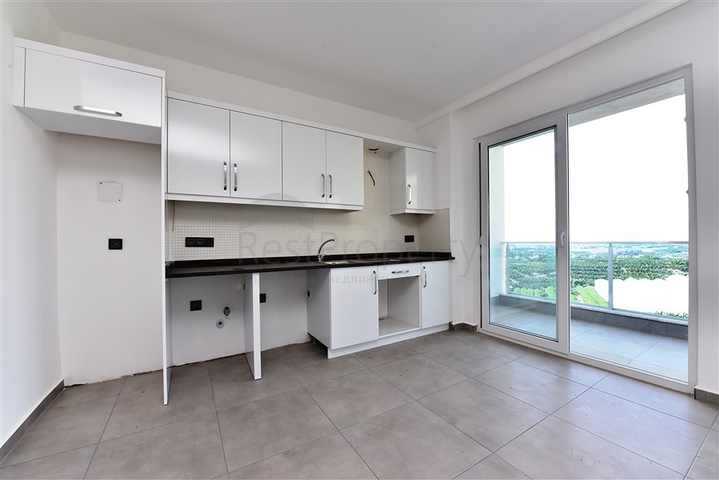 دوبلكس اطلالة بحر وجبل - 2 غرفة وصالة - مجمع سكني حديث - مهموتلار / الانيا 