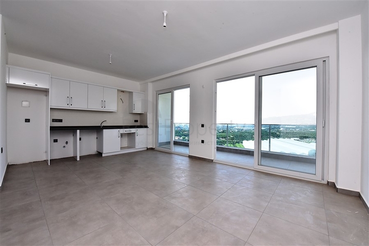 دوبلكس اطلالة بحر وجبل - 2 غرفة وصالة - مجمع سكني حديث - مهموتلار / الانيا 