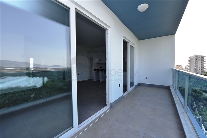 دوبلكس اطلالة بحر وجبل - 2 غرفة وصالة - مجمع سكني حديث - مهموتلار / الانيا 