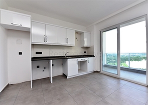 دوبلكس اطلالة بحر وجبل - 2 غرفة وصالة - مجمع سكني حديث - مهموتلار / الانيا 