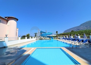 دوبلكس اطلالة بحر وجبل - 2 غرفة وصالة - مجمع سكني حديث - مهموتلار / الانيا 