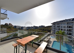 مجمع للعطلات او السكن الدائم - شقة تصميم 1+1 - في منطقة كاستل الراقية / الانيا 