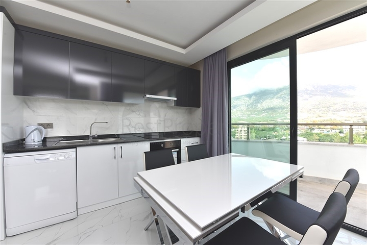 طابق مرتفع - مجمع سكني حديث - شقة 1+1 غرفة نوم وصالة - في مهموتلار / الانيا 