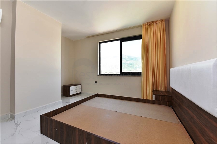 طابق مرتفع - مجمع سكني حديث - شقة 1+1 غرفة نوم وصالة - في مهموتلار / الانيا 