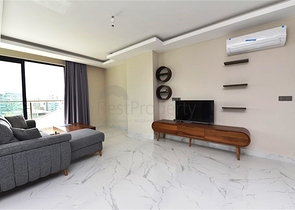 طابق مرتفع - مجمع سكني حديث - شقة 1+1 غرفة نوم وصالة - في مهموتلار / الانيا 