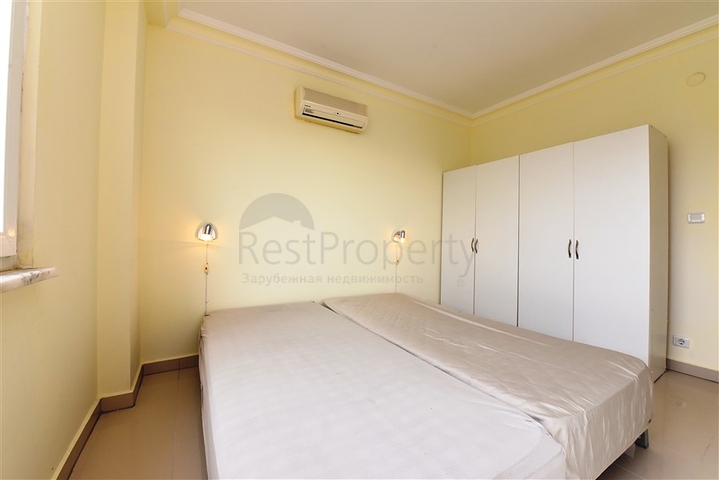 على البحر مباشرة - شقق عائلية 2 غرفة وصالة -في مدينة الانيا / منطقة ديمرتاش 