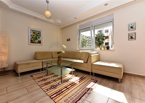 قريبة من البحر - شقة غرفتين وصالة مع الاثاث - في منطقة اوبا المركزية / الانيا 