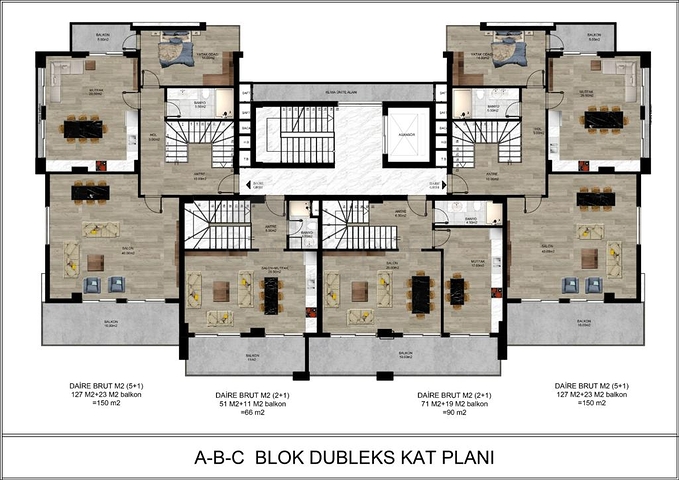 شقق بالتقسيط - في منطقة اوبا المركزية - مدينة الانيا