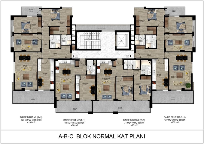 شقق بالتقسيط - في منطقة اوبا المركزية - مدينة الانيا