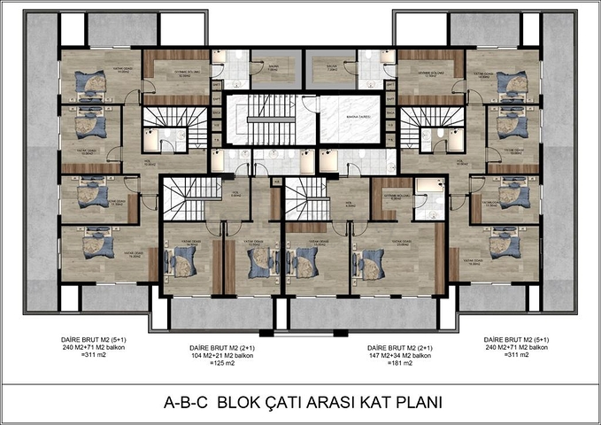 شقق بالتقسيط - في منطقة اوبا المركزية - مدينة الانيا