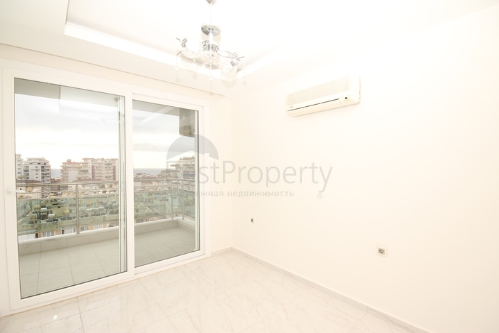 طابق مرتفع - شقة غرفة وصالة - ضمن مجمع سكني - في مهموتلار / الانيا 