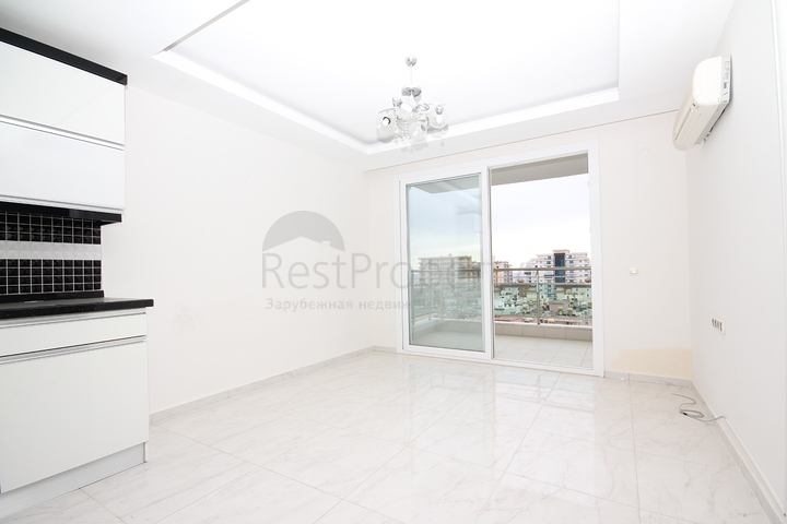 طابق مرتفع - شقة غرفة وصالة - ضمن مجمع سكني - في مهموتلار / الانيا 