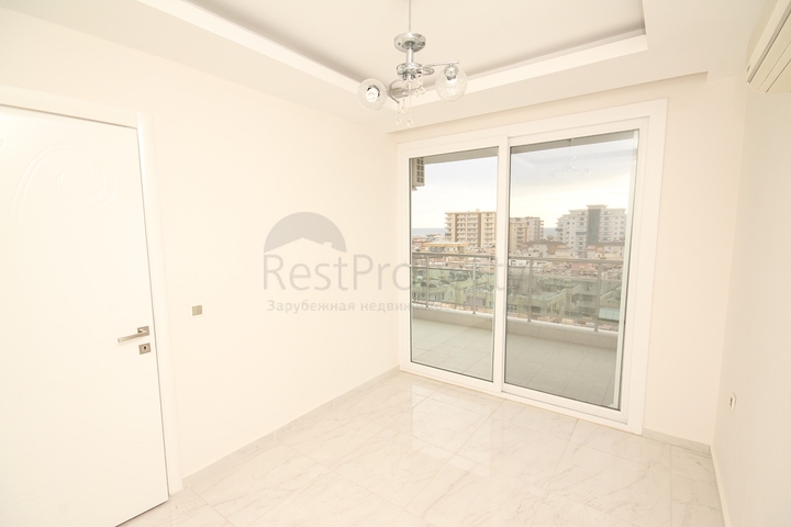 طابق مرتفع - شقة غرفة وصالة - ضمن مجمع سكني - في مهموتلار / الانيا 