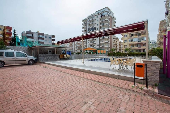 طابق مرتفع - شقة غرفة وصالة - ضمن مجمع سكني - في مهموتلار / الانيا 