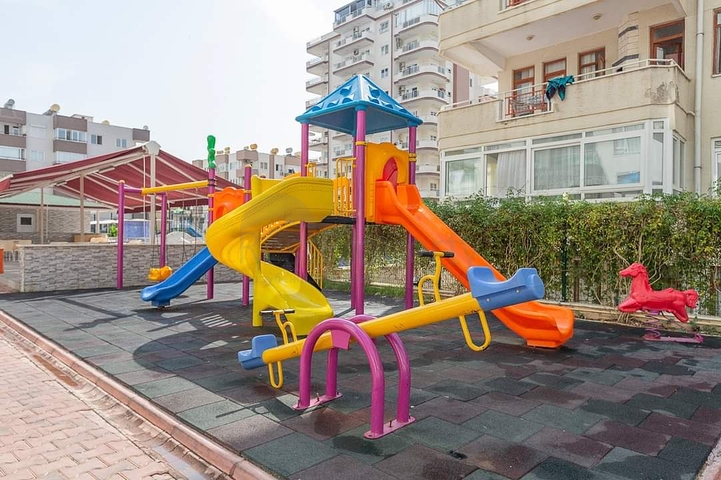 طابق مرتفع - شقة غرفة وصالة - ضمن مجمع سكني - في مهموتلار / الانيا 