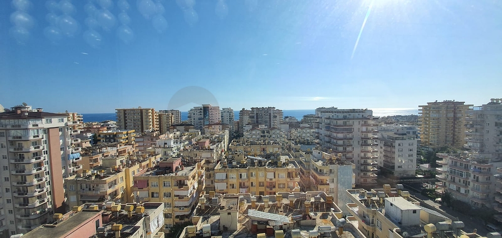 طابق مرتفع - شقة انيقة من تصميم 1+1 - ضمن مجمع - في مهموتلار / الانيا 