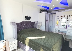 طابق مرتفع - شقة انيقة من تصميم 1+1 - ضمن مجمع - في مهموتلار / الانيا 