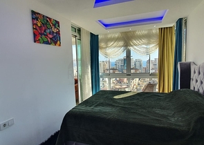 طابق مرتفع - شقة انيقة من تصميم 1+1 - ضمن مجمع - في مهموتلار / الانيا 