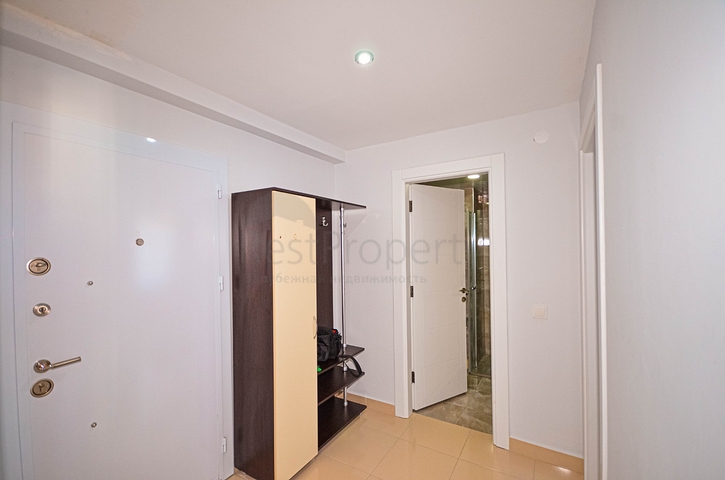 اطلالة بحر - طابق مرتفع - شقة غرفة وصالة مفروشة - في مهموتلار / الانيا 